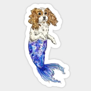 Beagle Mermaid Sticker